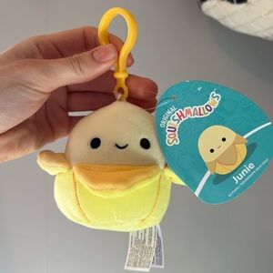 Junie Banana Squishmallow Clip